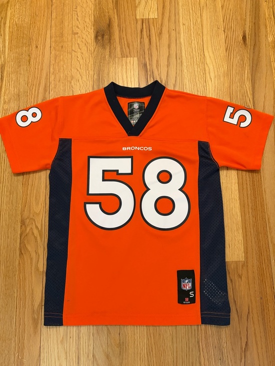 Other - Broncos #58 Orange Kids Football Jersey